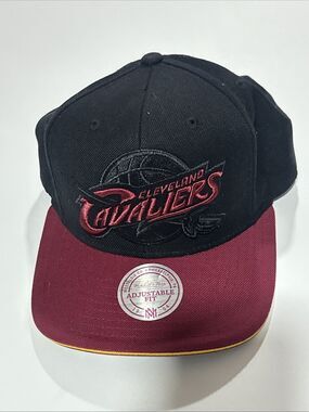 Mitchell & Ness Cleveland Cavaliers NBA Cap Black/Red Adjustable Basketball